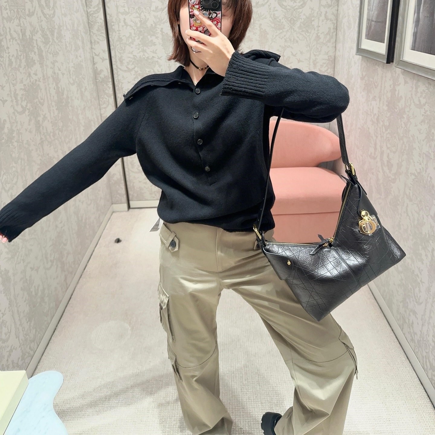 디올 보야지 미듐 호보백