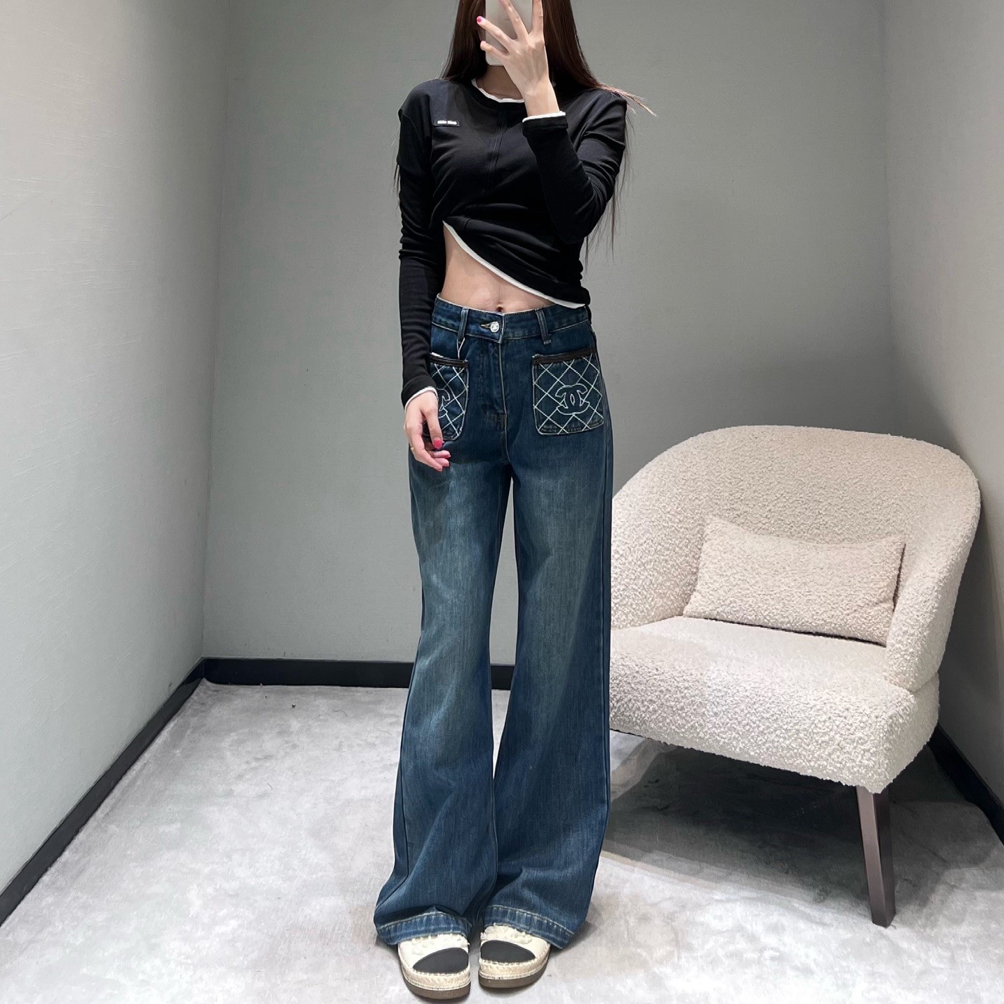 샤넬 청바지