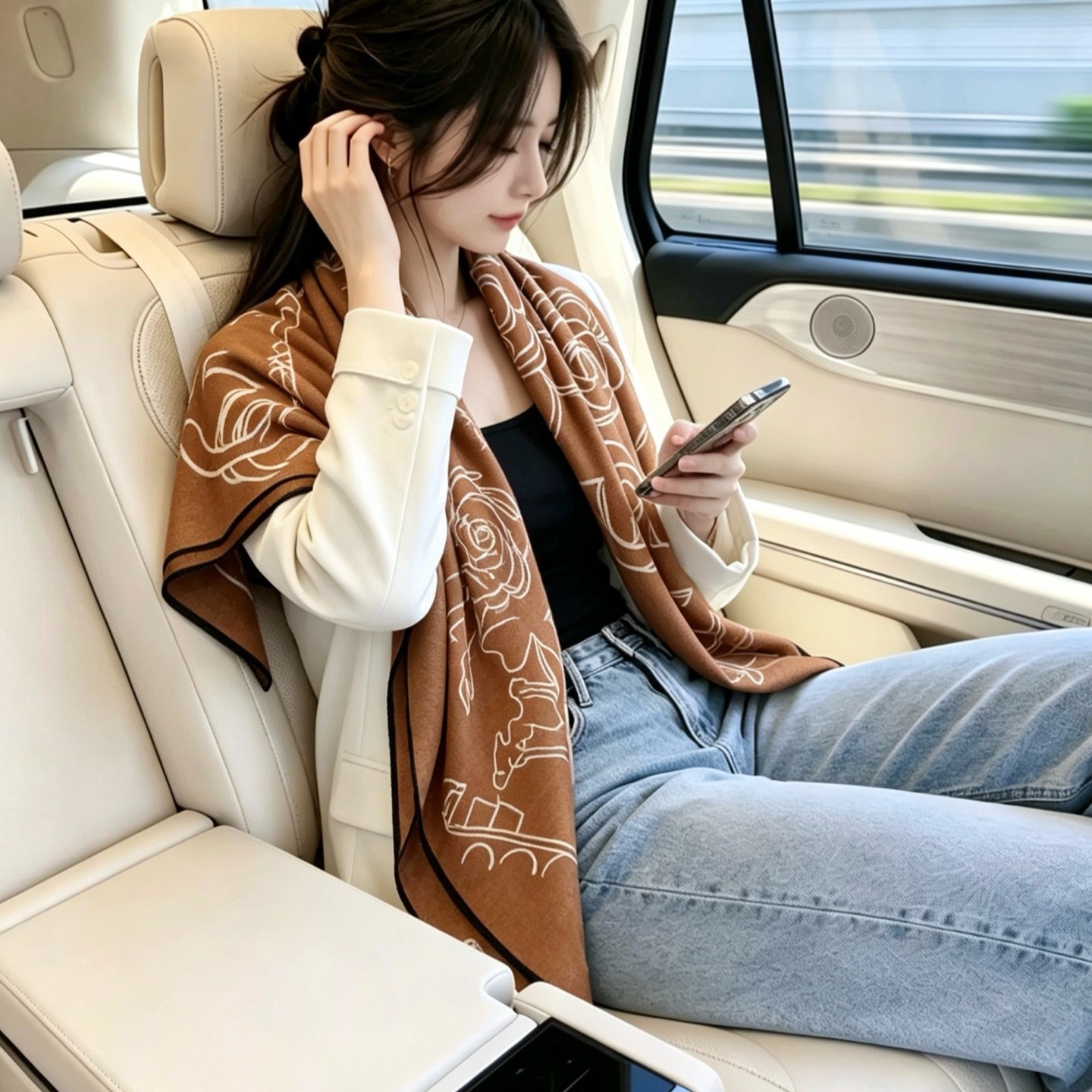 샤넬 스카프