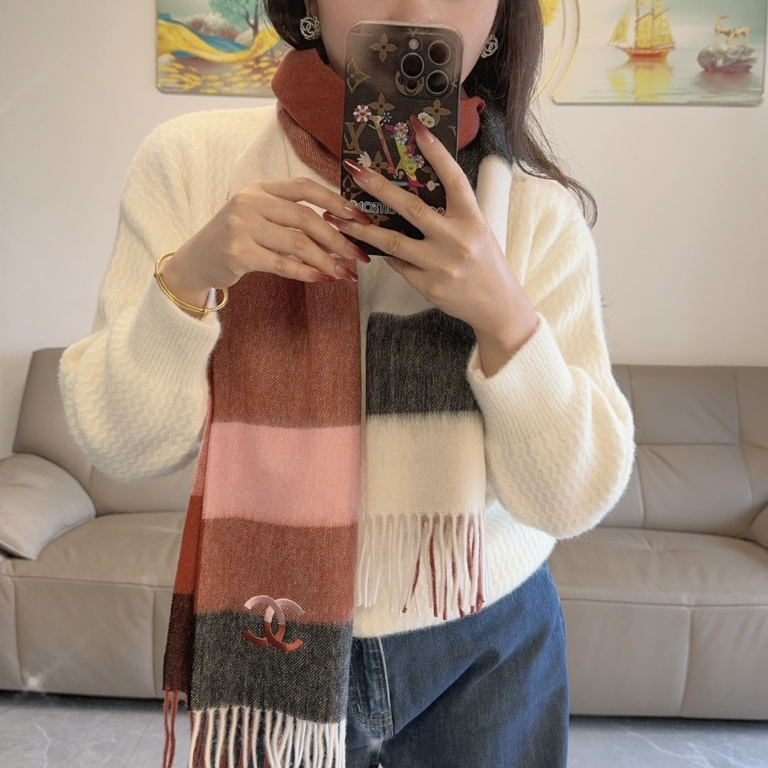 샤넬 머플러 목도리