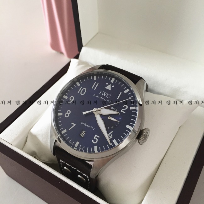 IWC 빅파일럿 어린왕자 에디션 가죽시계