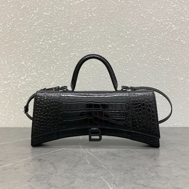 발렌시아가 Hourglass Top Handle BAG