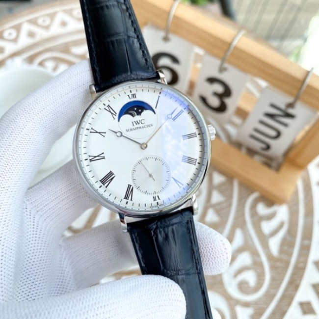 IWC 샤프하우젠 가죽시계
